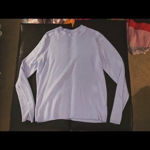 Women’s casual purple sweater